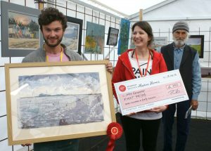 First Prize at Paint Out Wells 2016 Alfie Carpenter Hoping for Sun - First Prize sponsored by Hopkins Homes. photo by Katy Jon Went