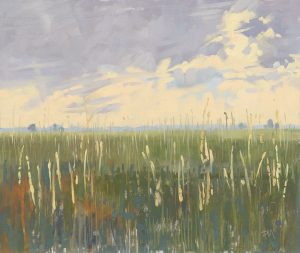 Painting by Paula Mitchell of Thurne, Norfolk