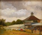 Artist Jennifer Sendall, 'The Grand Ring', Norfolk Showground, Oil, 9x11in, £275