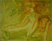 Artist Jack Godfrey, 'The Empress II', Elsing Hall, Dereham, Norfolk, Mixed Media, 8x10in, £140. Paint Out Gardens 2019