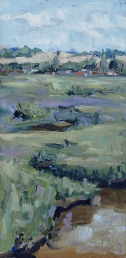 Artist Susanna Heath, Marsh, Brancaster, Norfolk, Oil, , £100
