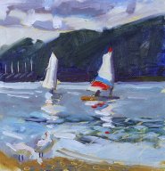 Painting by Sue Fawthrop of Norfolk