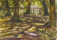 Painting by Pat Tinsley of Norfolk