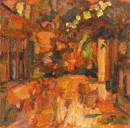 Painting by Jack Godfrey of NUA, Norwich