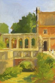 Painting by Rachel Wright of Blickling Hall, Norfolk