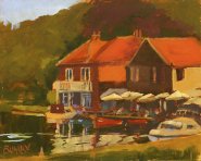 Painting by Pamela Bumby of Coltishall