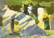 Painting by Sue Fawthrop of Norfolk